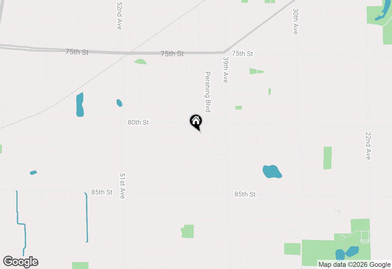 Map of 4228 80th Pl, Kenosha, WI 53142