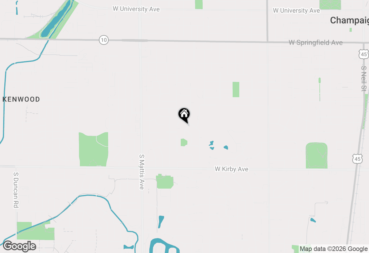 Map of 1406 Maywood Drive, Champaign, IL 61821