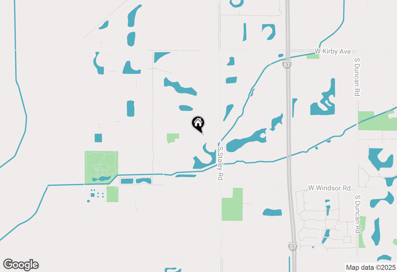 Map of 4304 Creston Drive, Champaign, IL 61822