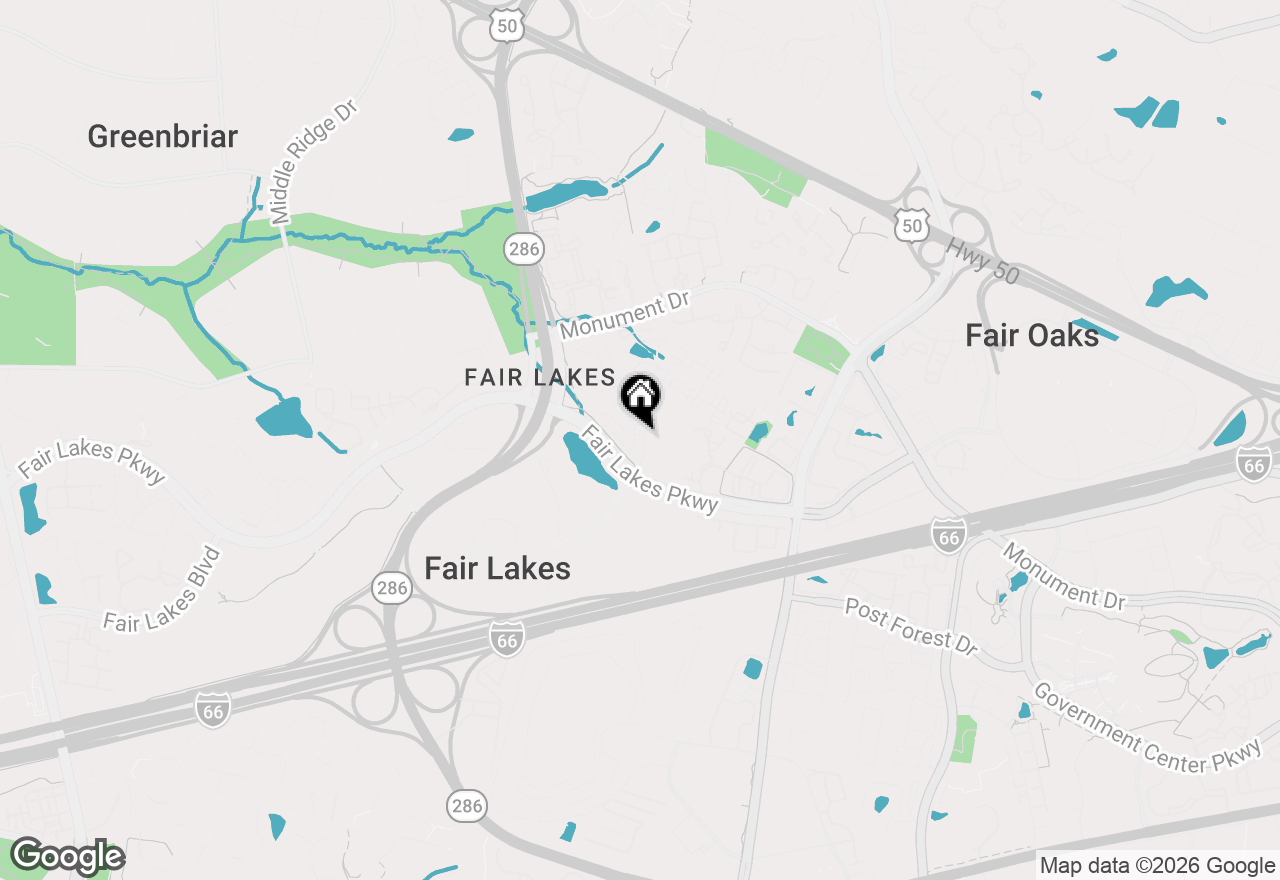 Map of 4402 Fair Lakes Court, Fairfax, VA 22033