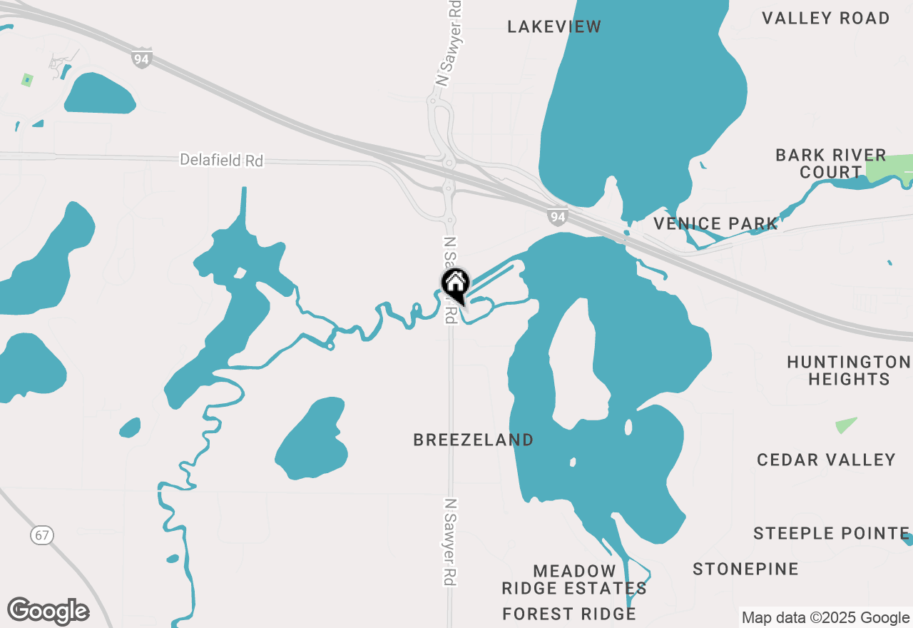 Map of 1722 N Sawyer Rd, Oconomowoc, WI 53066