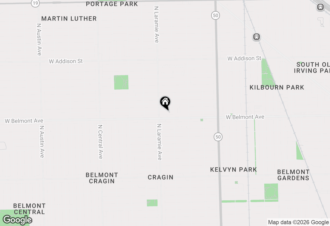 Map of 5135 W Melrose Street, Chicago, IL 60641