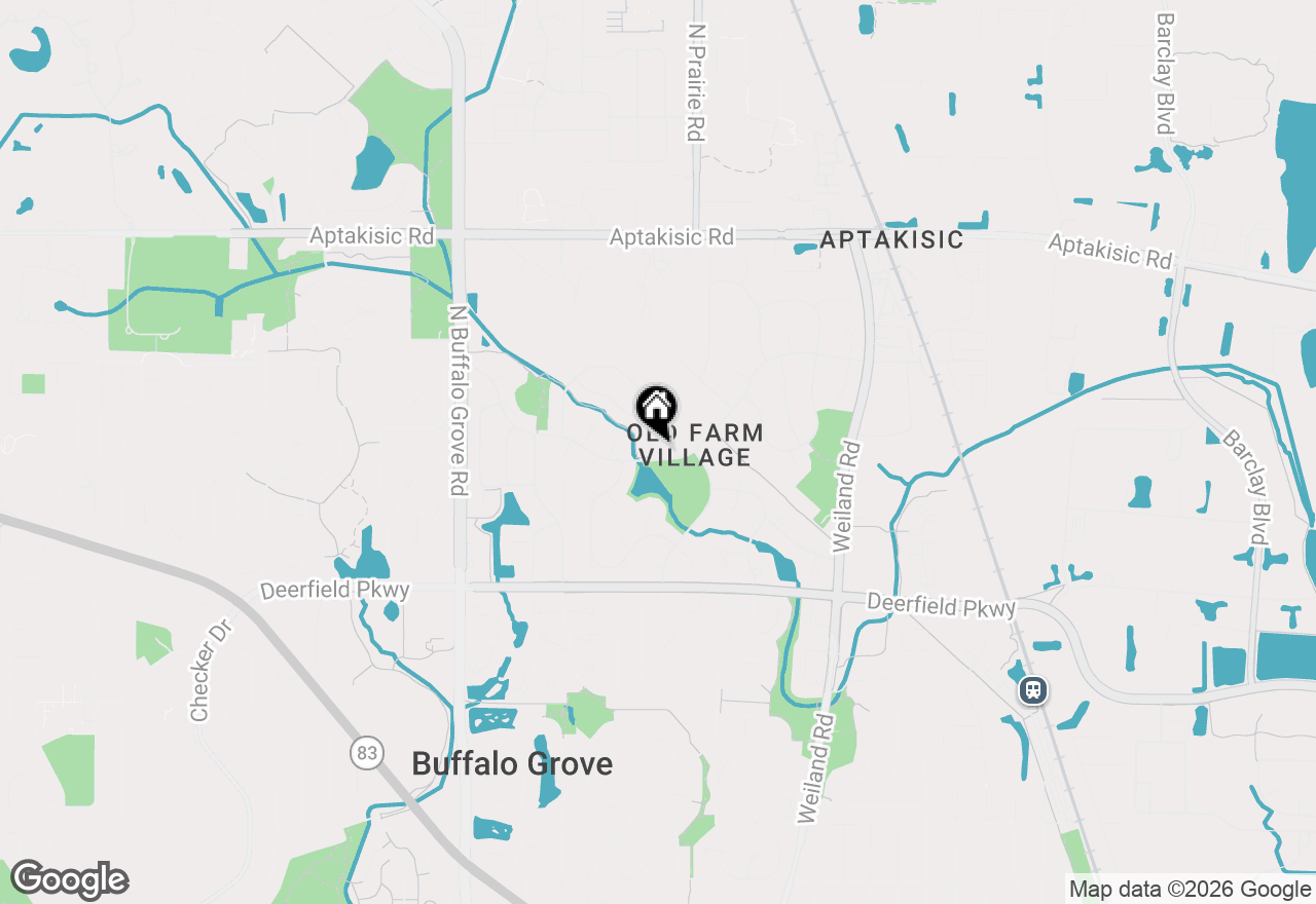 Map of 10 Copperwood Drive, Buffalo Grove, IL 60089