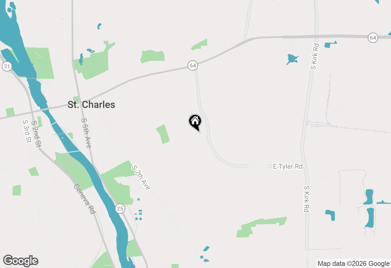 Map of 1552 Independence Court, St. Charles, IL 60174