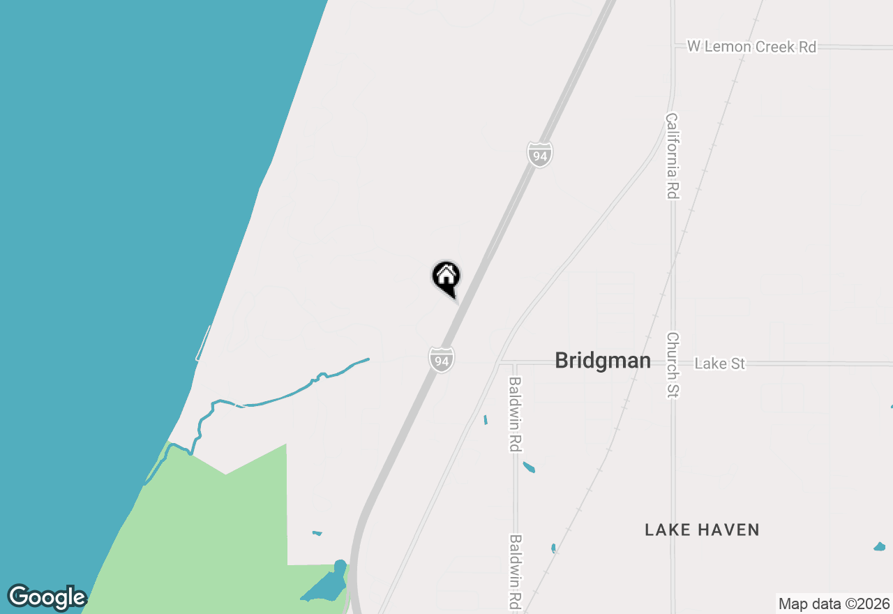 Map of 9555 Dunewood Drive, Bridgman, MI 49106