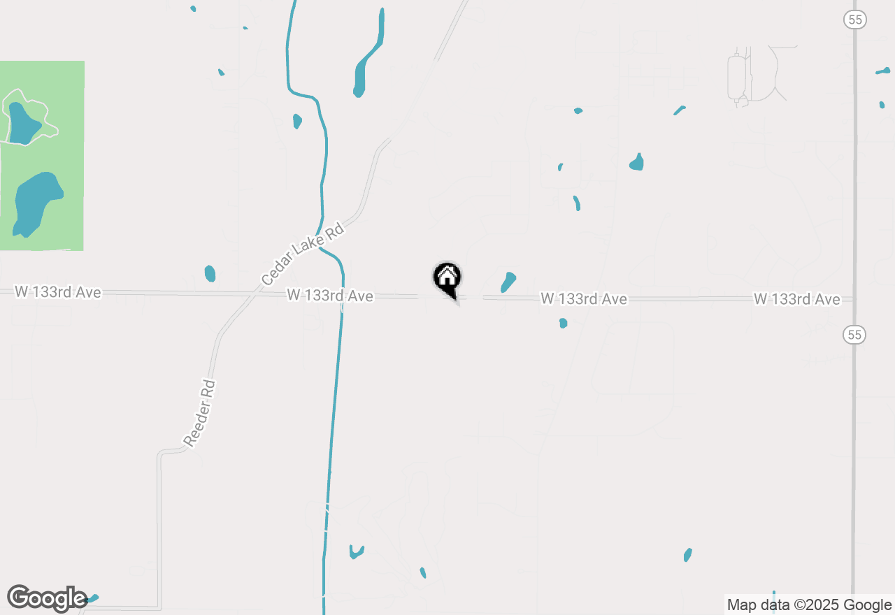 Map of 3721 W 133rd Avenue, Crown Point, IN 46307