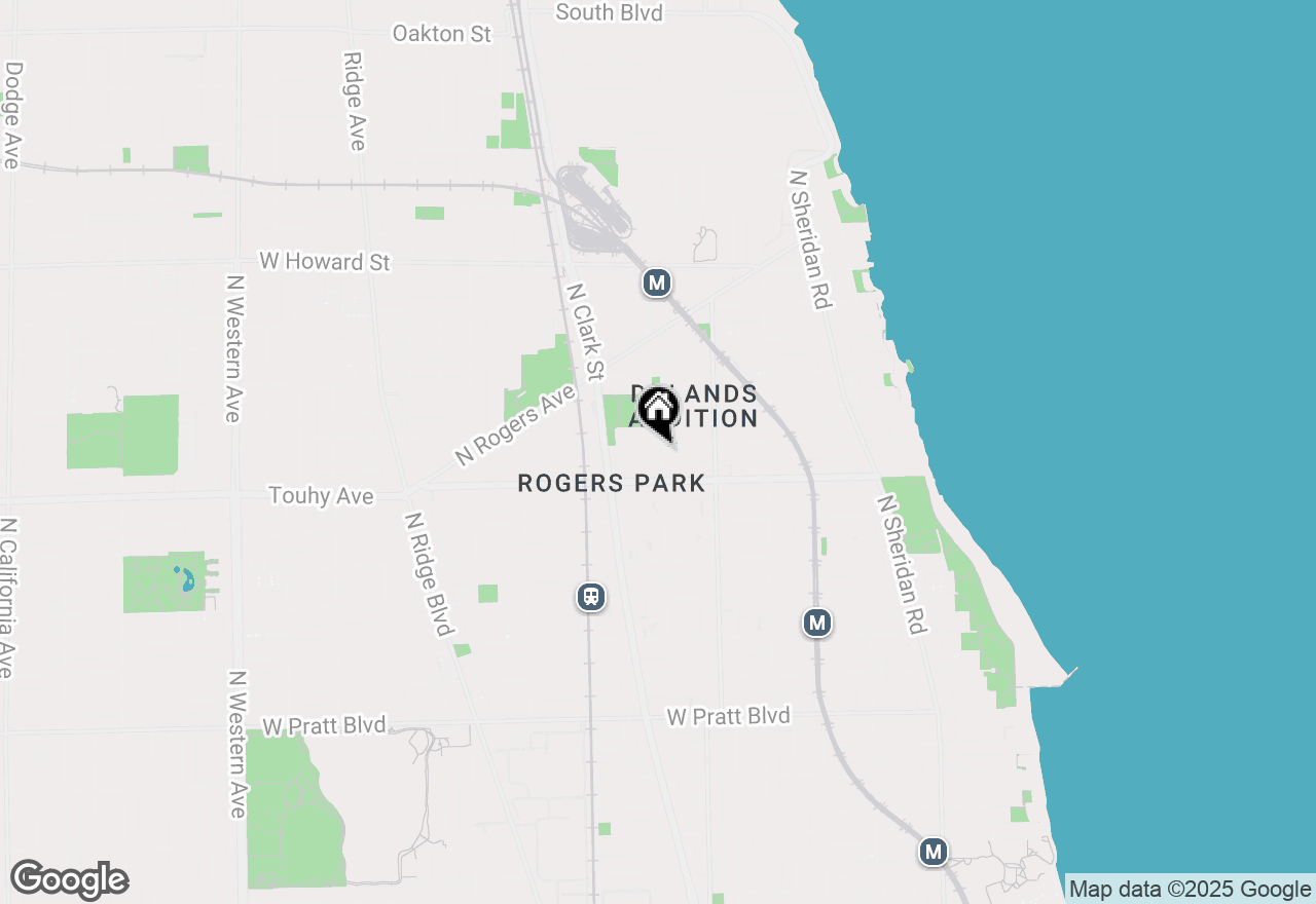 Map of 1701 W Chase Avenue, Chicago, IL 60626