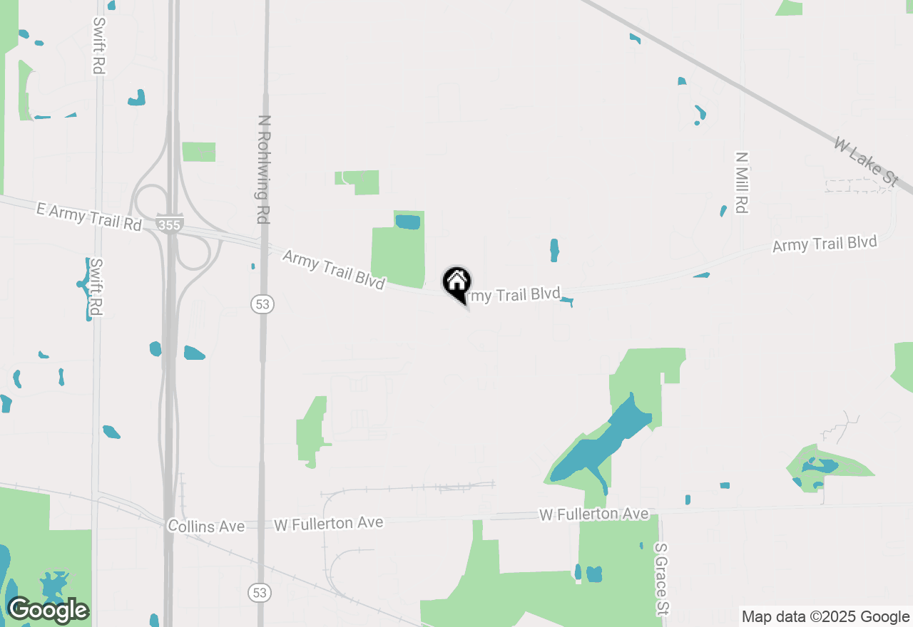 Map of 90 N Prairie Drive, Addison, IL 60101