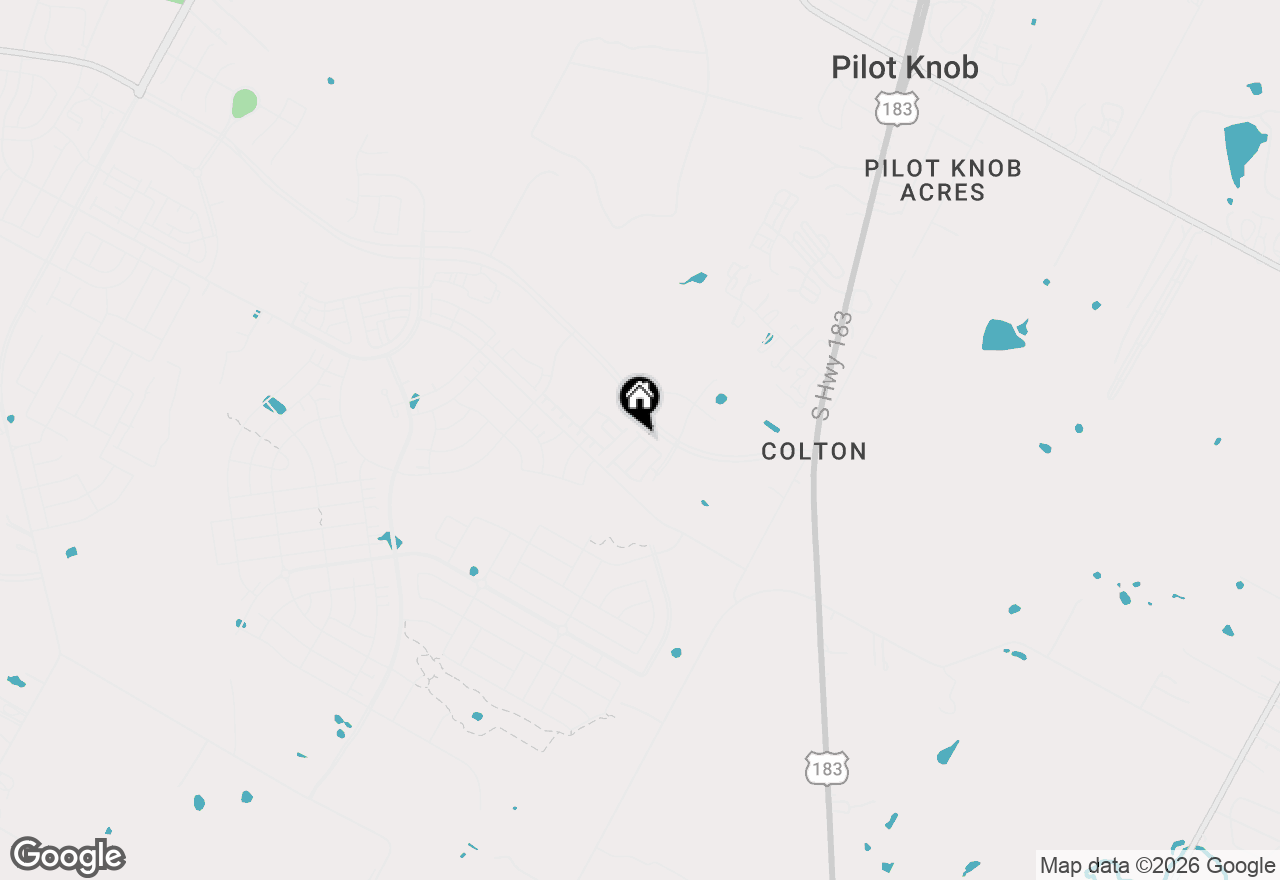 Map of 1027 Brickell Loop, Austin, TX 78744