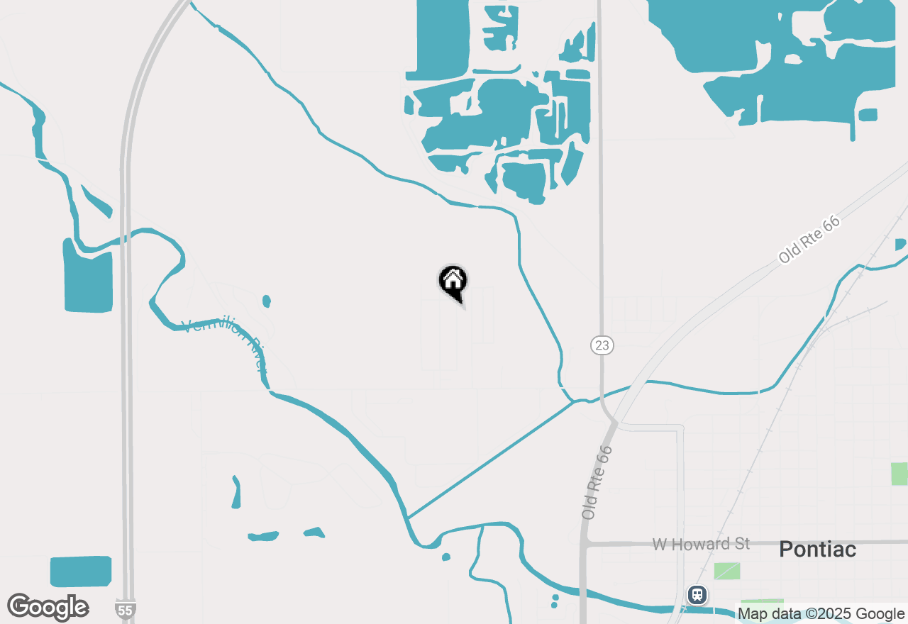 Map of 1405 N Nixon Drive, Pontiac, IL 61764