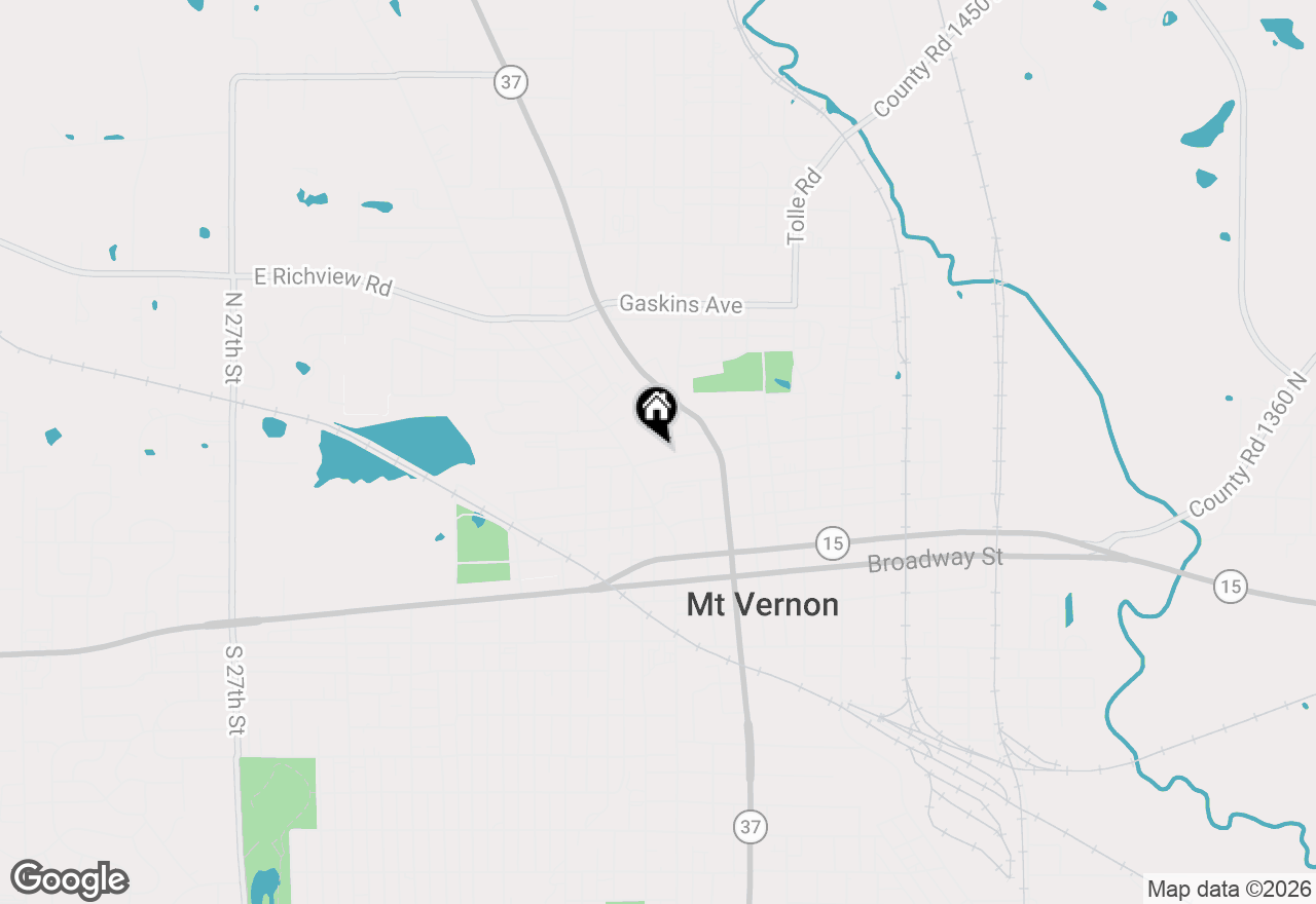 Map of 1122 Maple Street, Mt Vernon, IL 62864