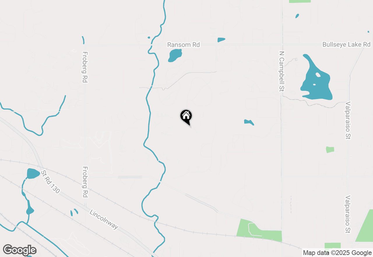 Map of 2406 Old Oak Drive, Valparaiso, IN 46385