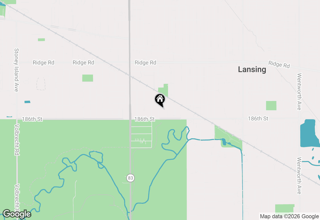 Map of 18515 Oakley Avenue, Lansing, IL 60438