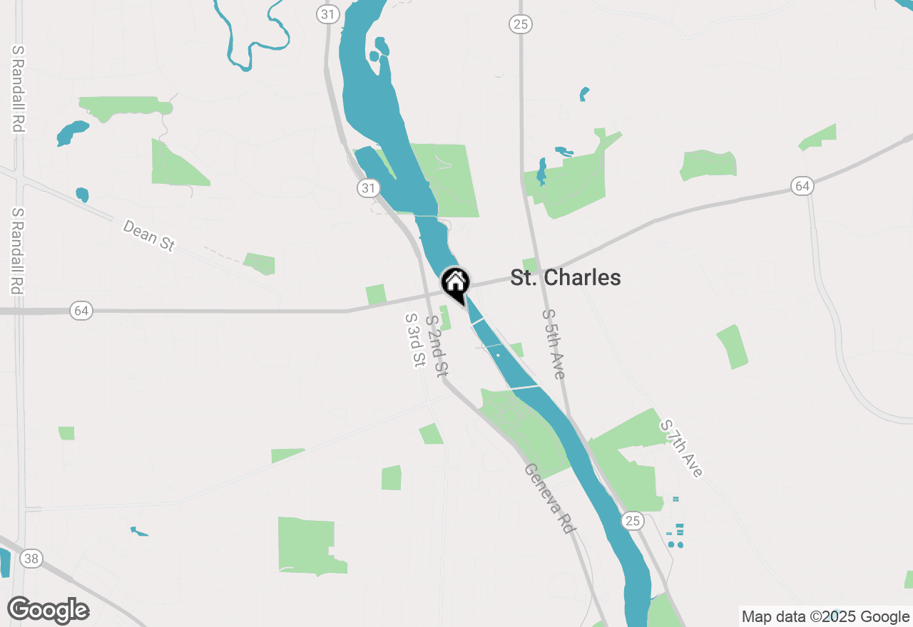 Map of 50 S 1st Street #5D, St. Charles, IL 60174