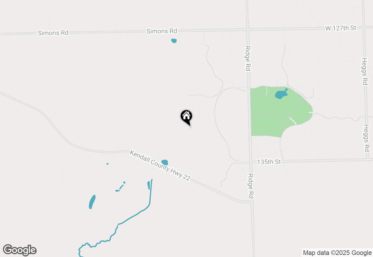 Map of 13302 Rosewood Lane, Plainfield, IL 60585