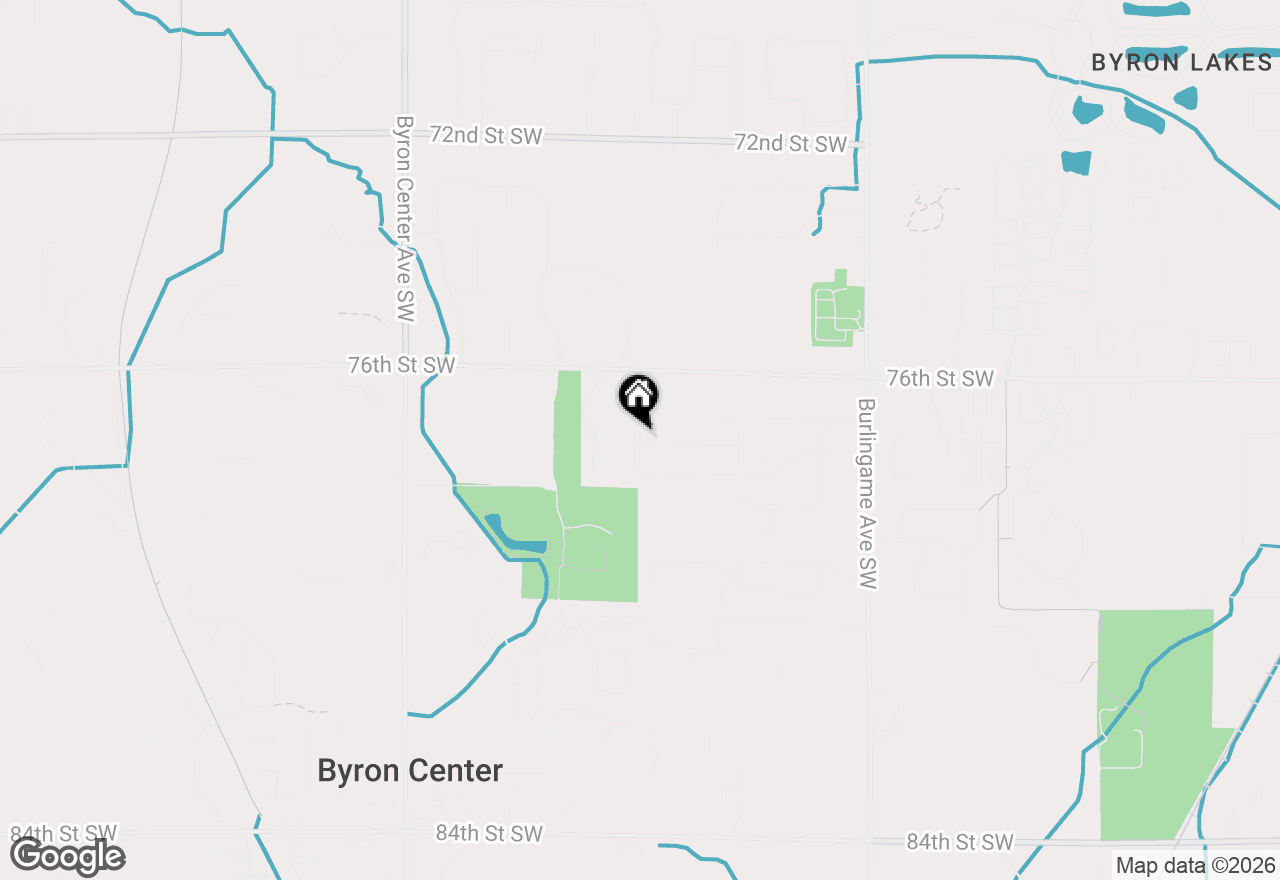 Map of 7636 Clementine Avenue Sw, Byron Center, MI 49315