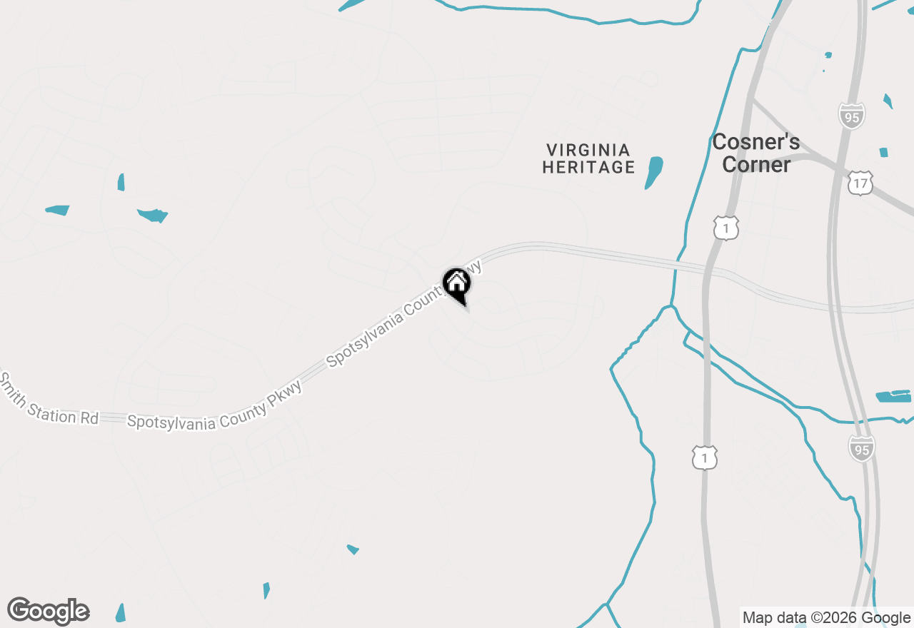Map of 5408 Joshua Tree Circle, Fredericksburg, VA 22407