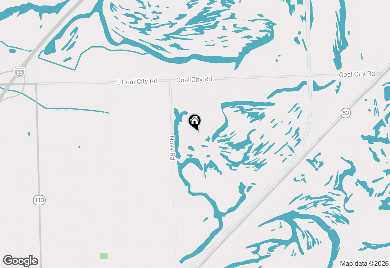 Map of 64 Fossil Ridge Road, Wilmington, IL 60481