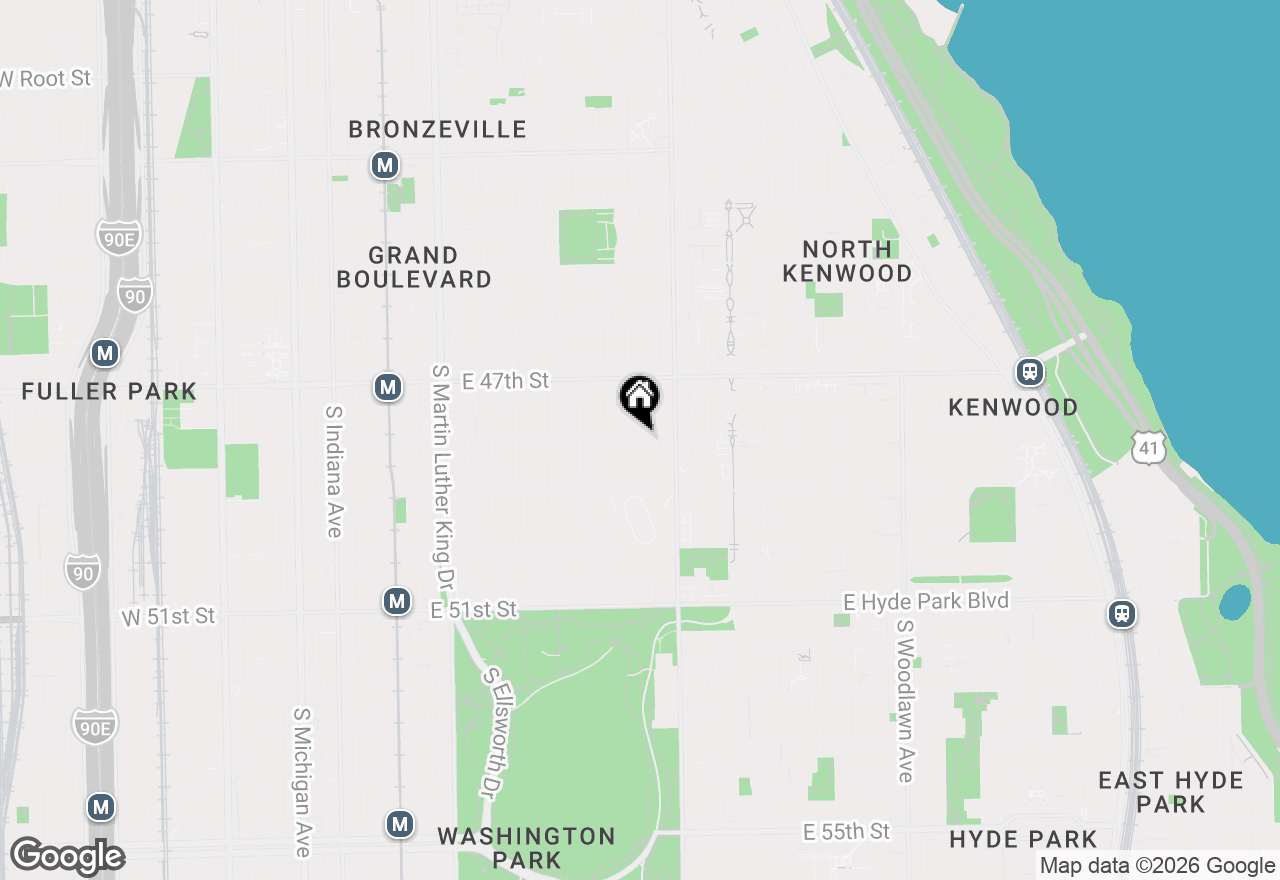 Map of 715 E 48th Street