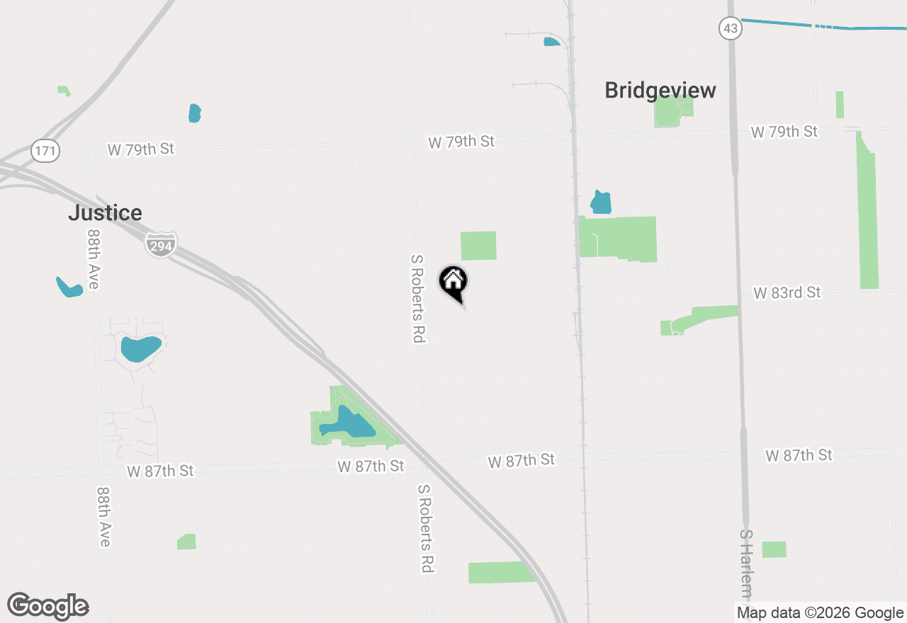Map of 8312 S 79th Avenue, Justice, IL 60458