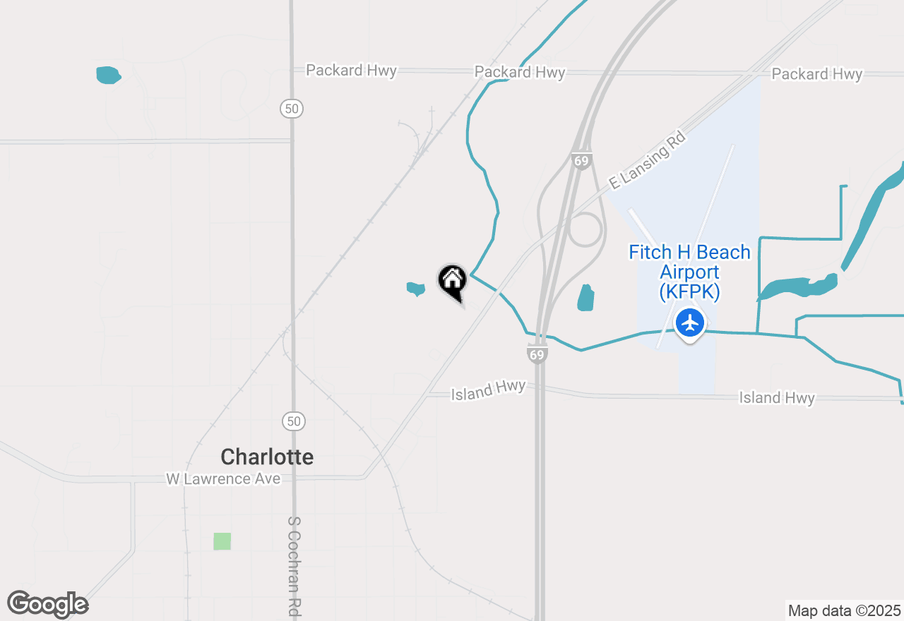 Map of 515 Lansing Street #M, Charlotte, MI 48813