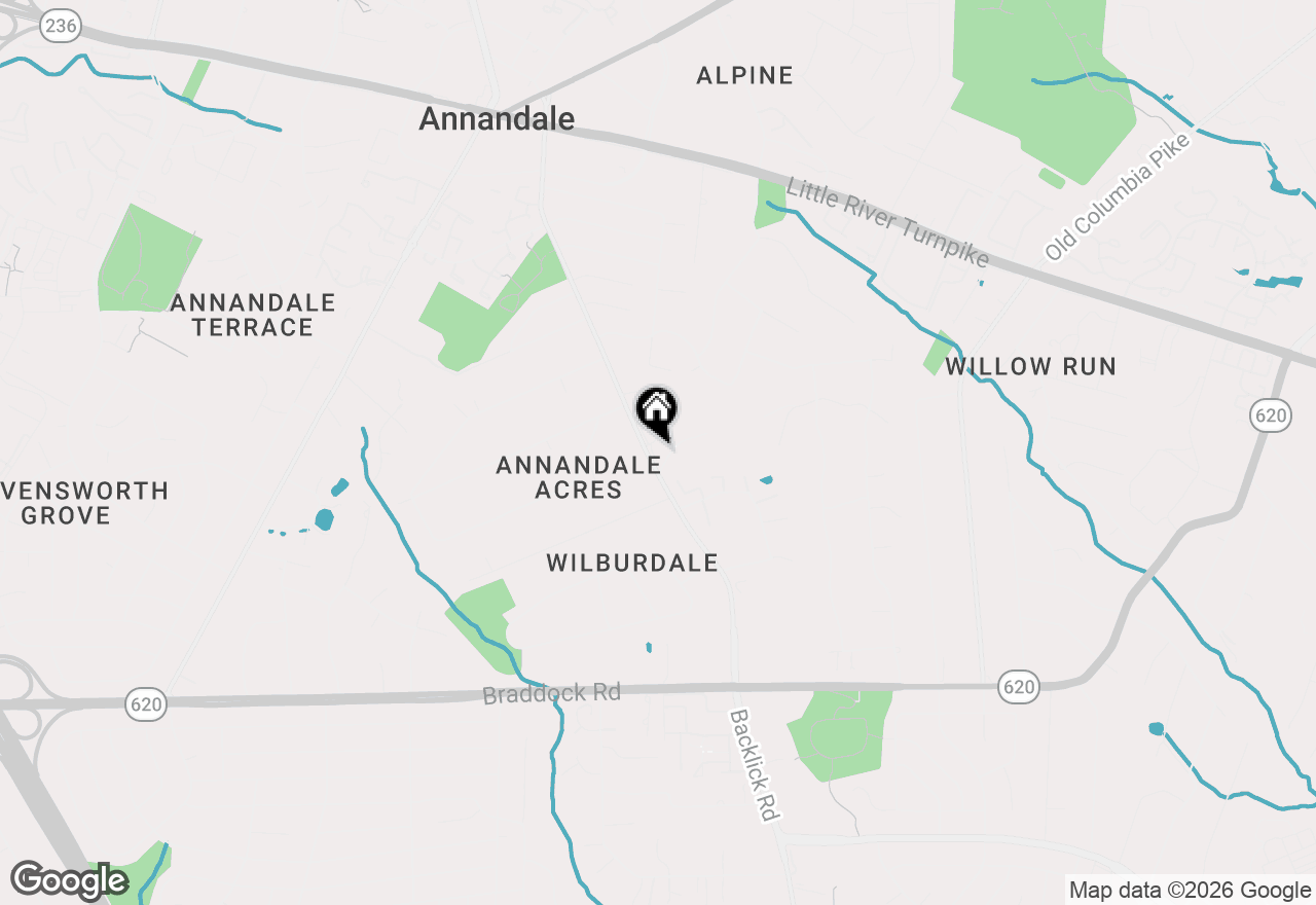 Map of 4807 Backlick Road, Annandale, VA 22003