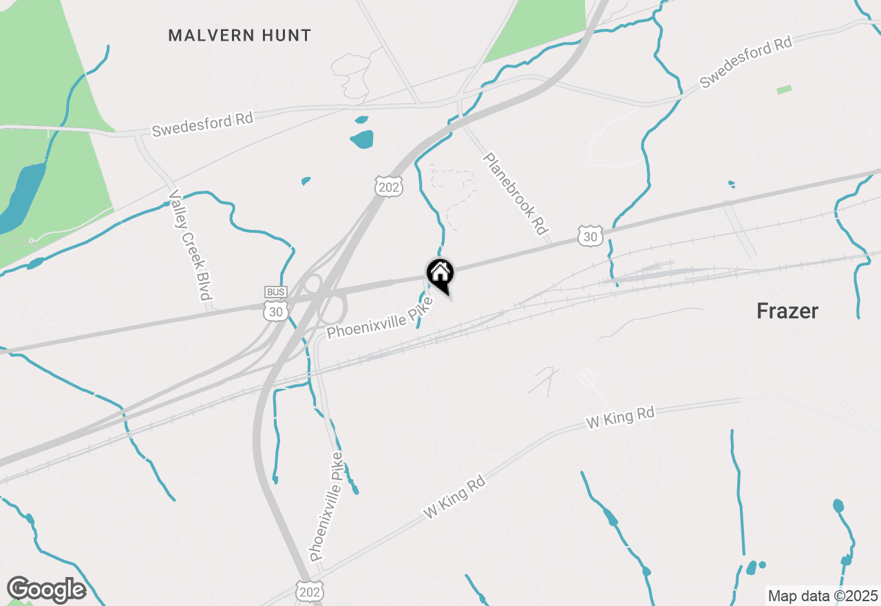 Map of 12 Mystic Lane, Malvern, PA 19355