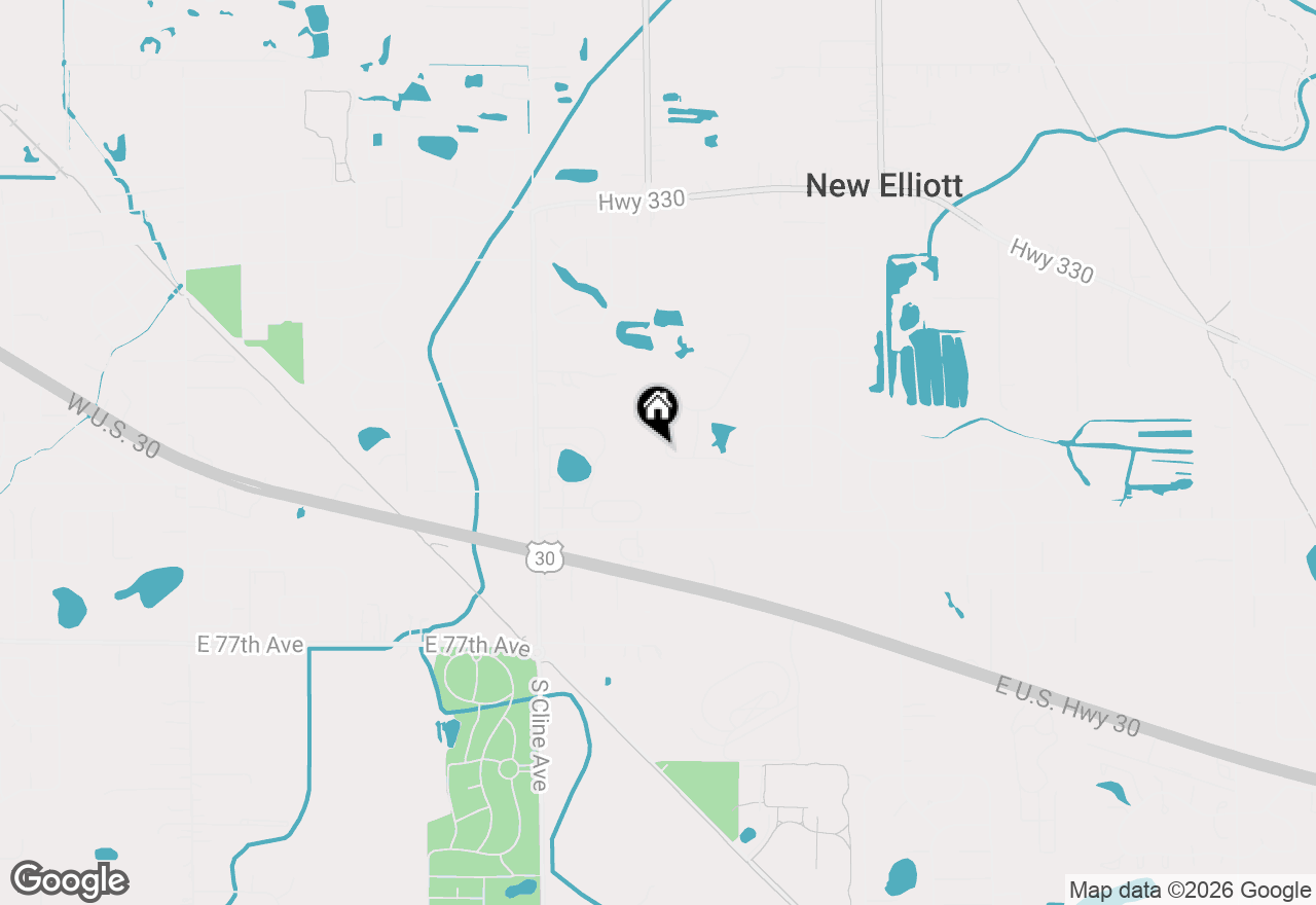 Map of 7383 Emerson Court, Schererville, IN 46375