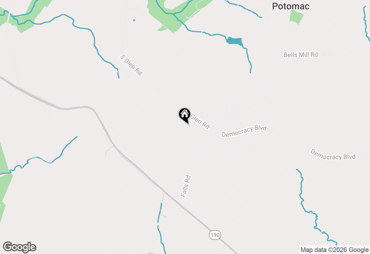 Map of 10410 Gary Road, Potomac, MD 20854