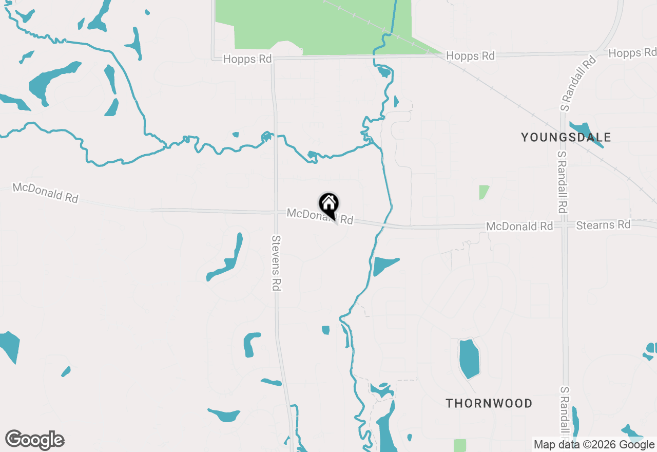 Map of 38W135 Mcdonald Road, Elgin, IL 60124