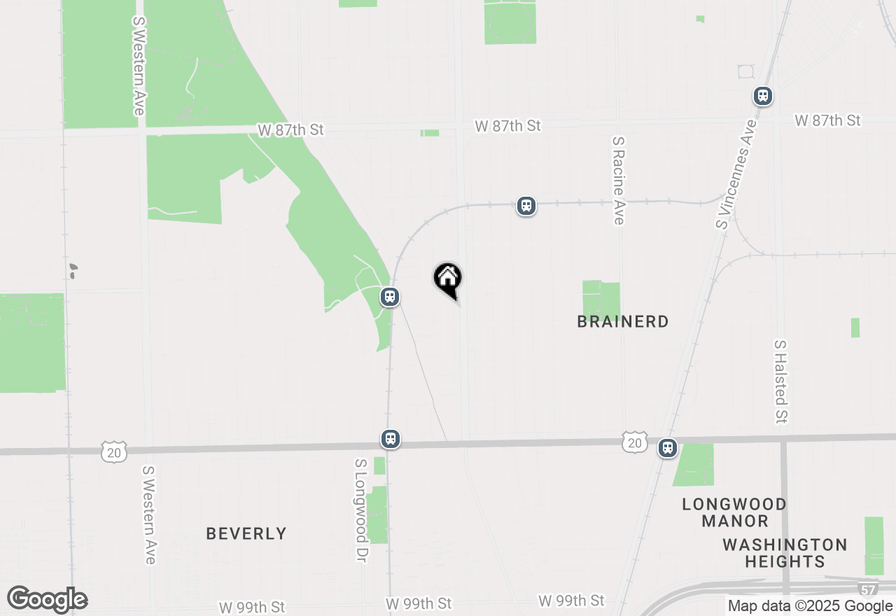 Map of 9133 S Marshfield Avenue, Chicago, IL 60620