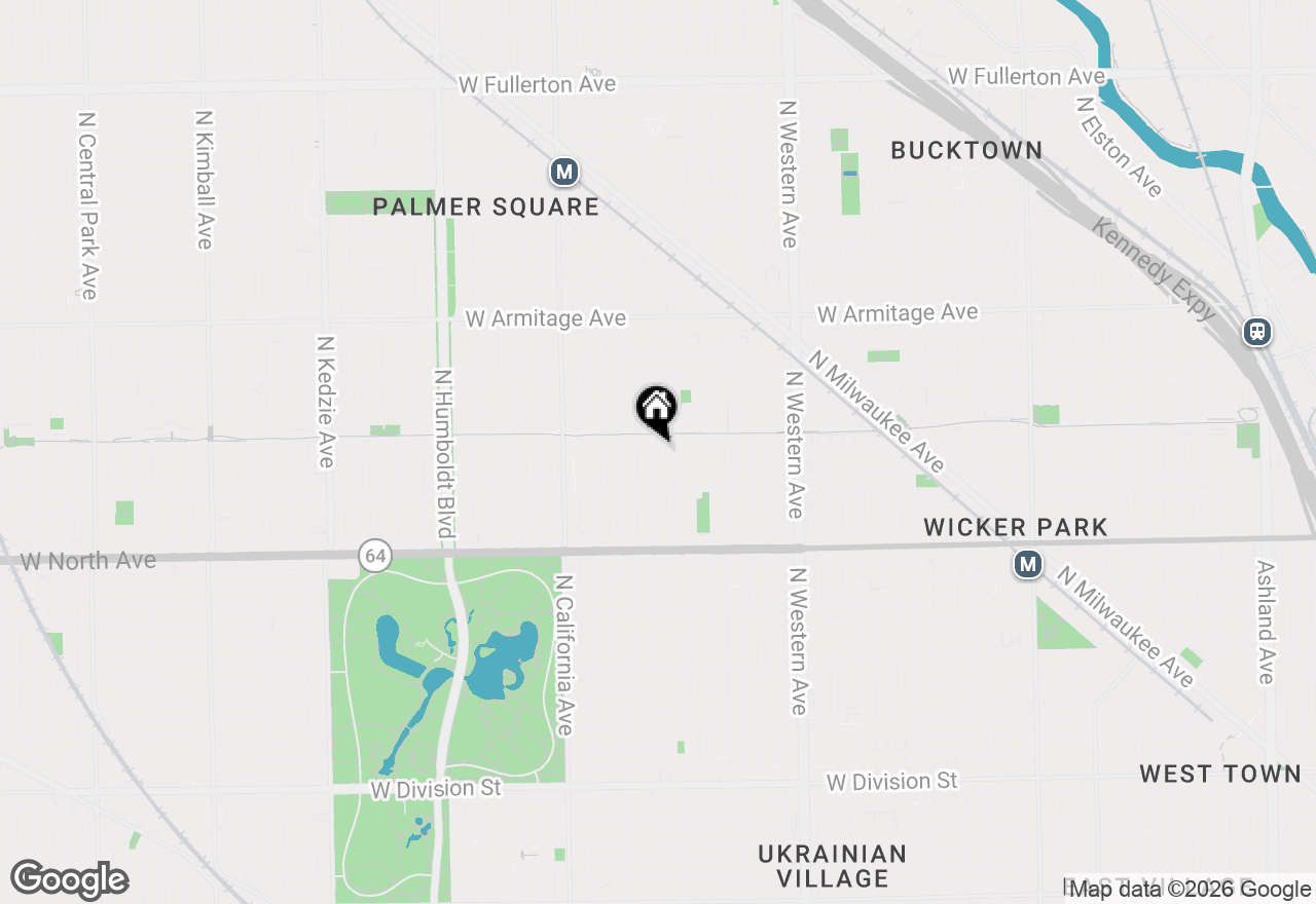 Map of 1741 N Talman Avenue, Chicago, IL 60647