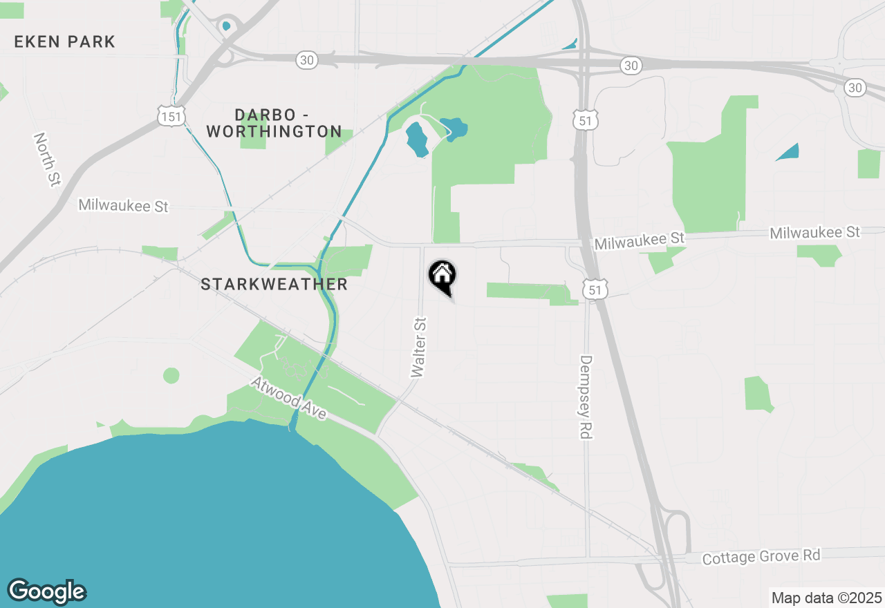 Map of 101 Bradford Lane, Madison, WI 53714