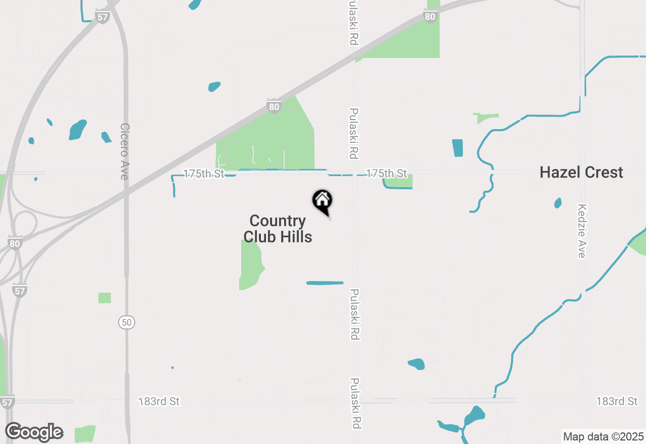 Map of 4101 176th Place, Country Club Hills, IL 60478