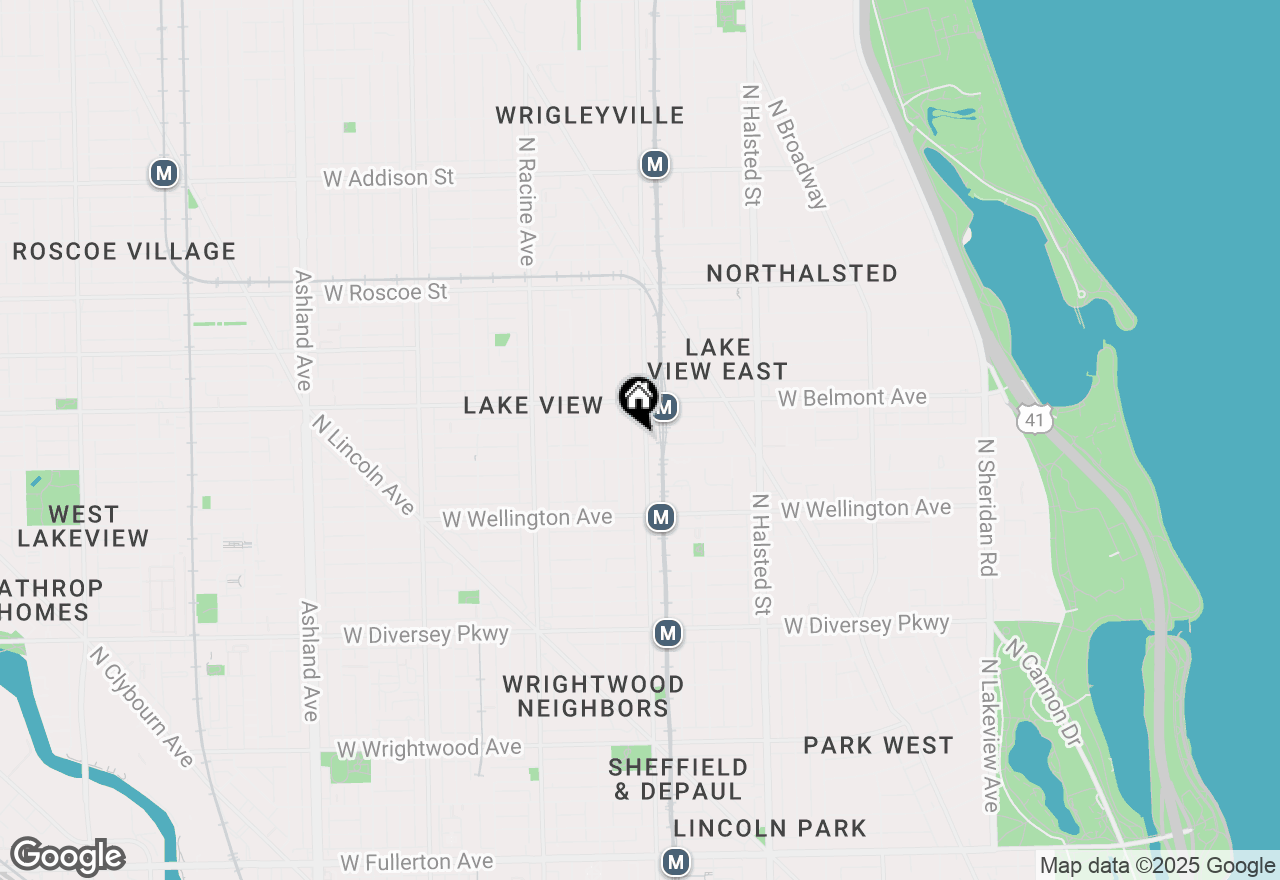 Map of (Address confidential), Chicago, Illinois 60657