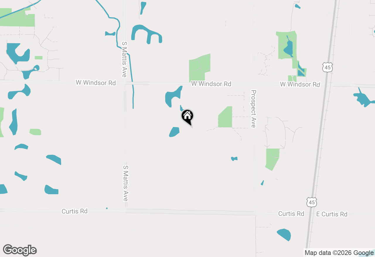 Map of (Address confidential), Champaign, Illinois 61821