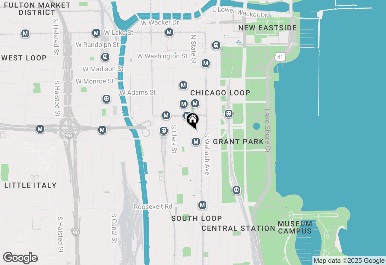 Map of 520 S State Street #1104, Chicago, IL 60605