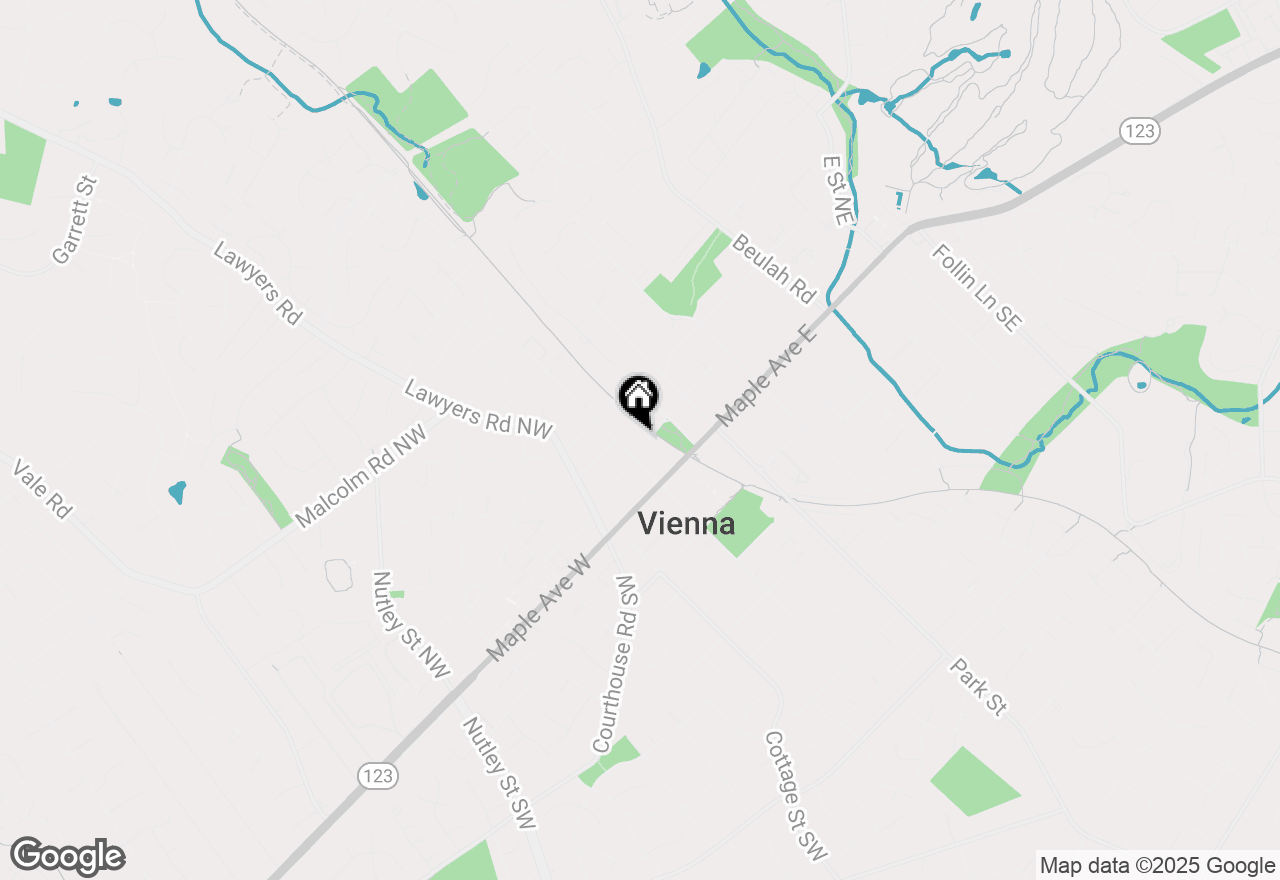 Map of 120 Church Street Ne, Vienna, VA 22180