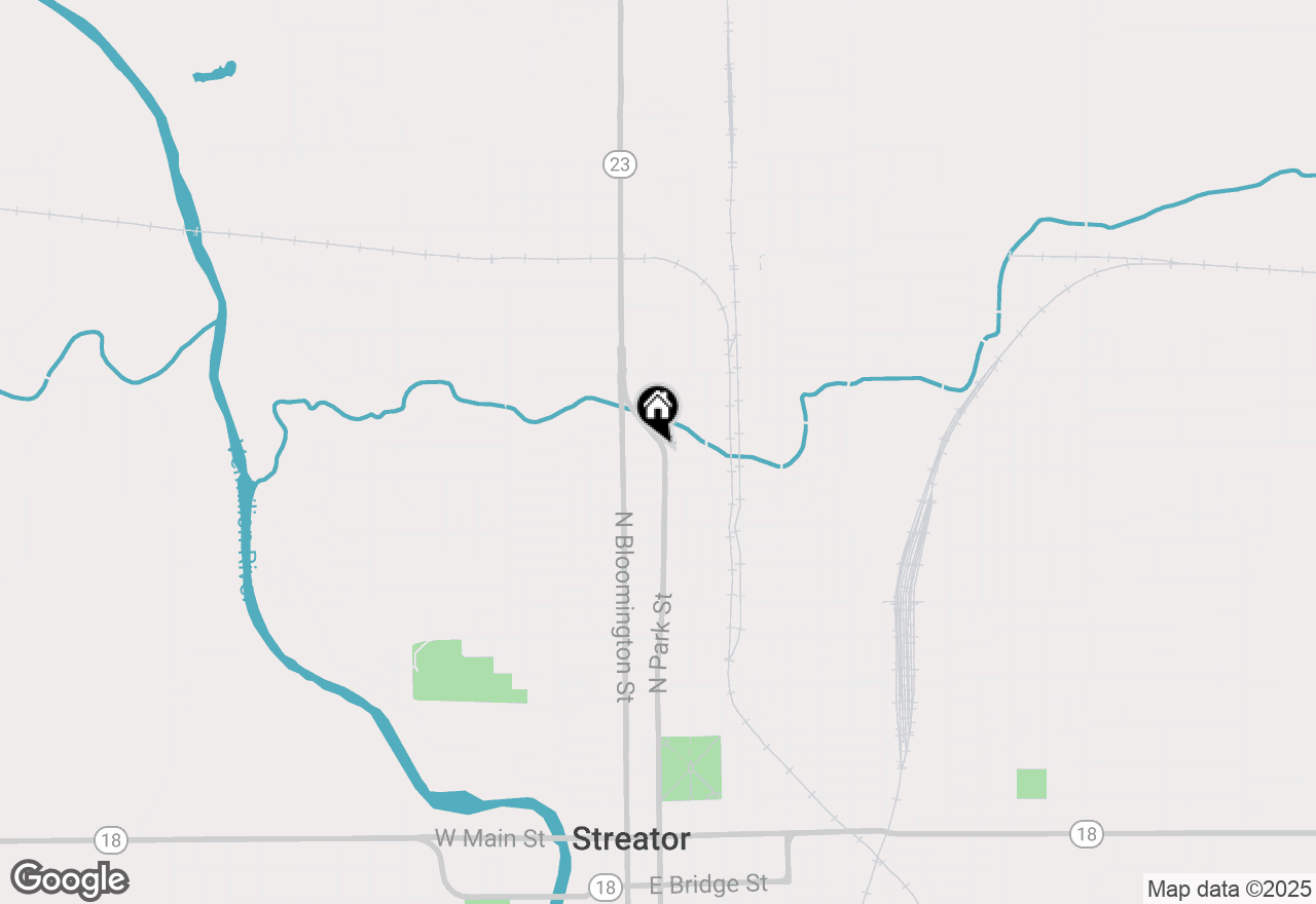 Map of 1204 N Park Street, Streator, IL 61364