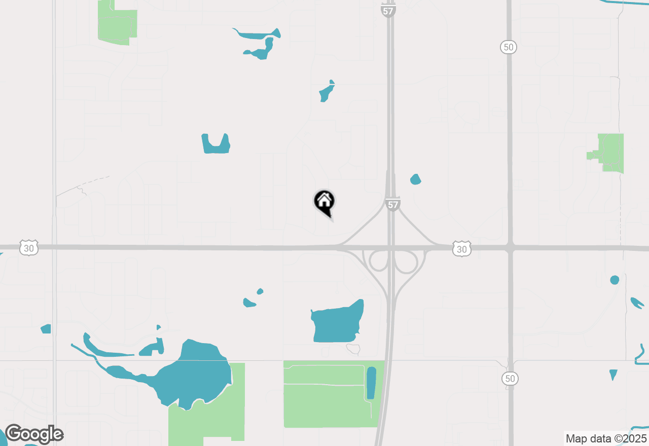 Map of (Address confidential), Matteson, Illinois 60443