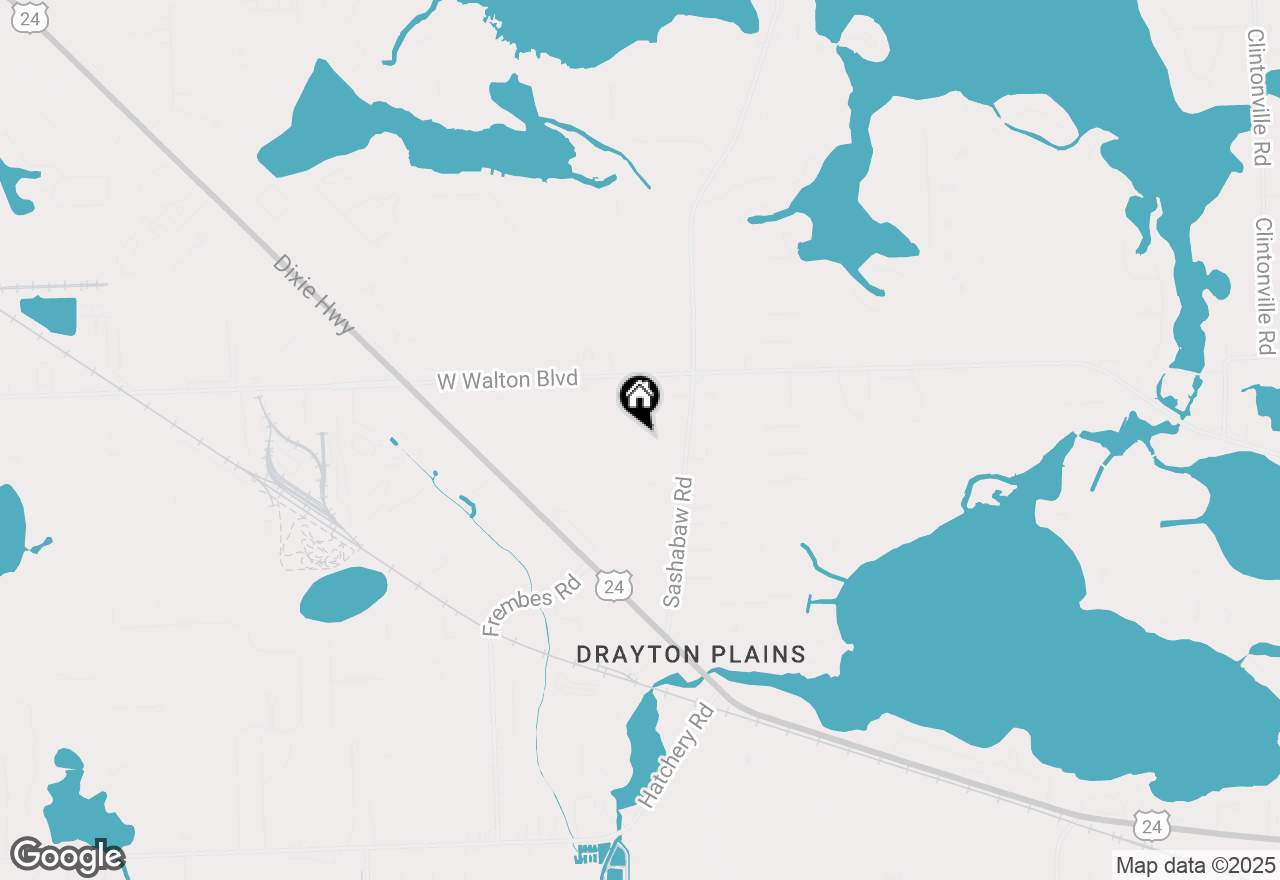 Map of 3325 Addie Street, Waterford, MI 48329