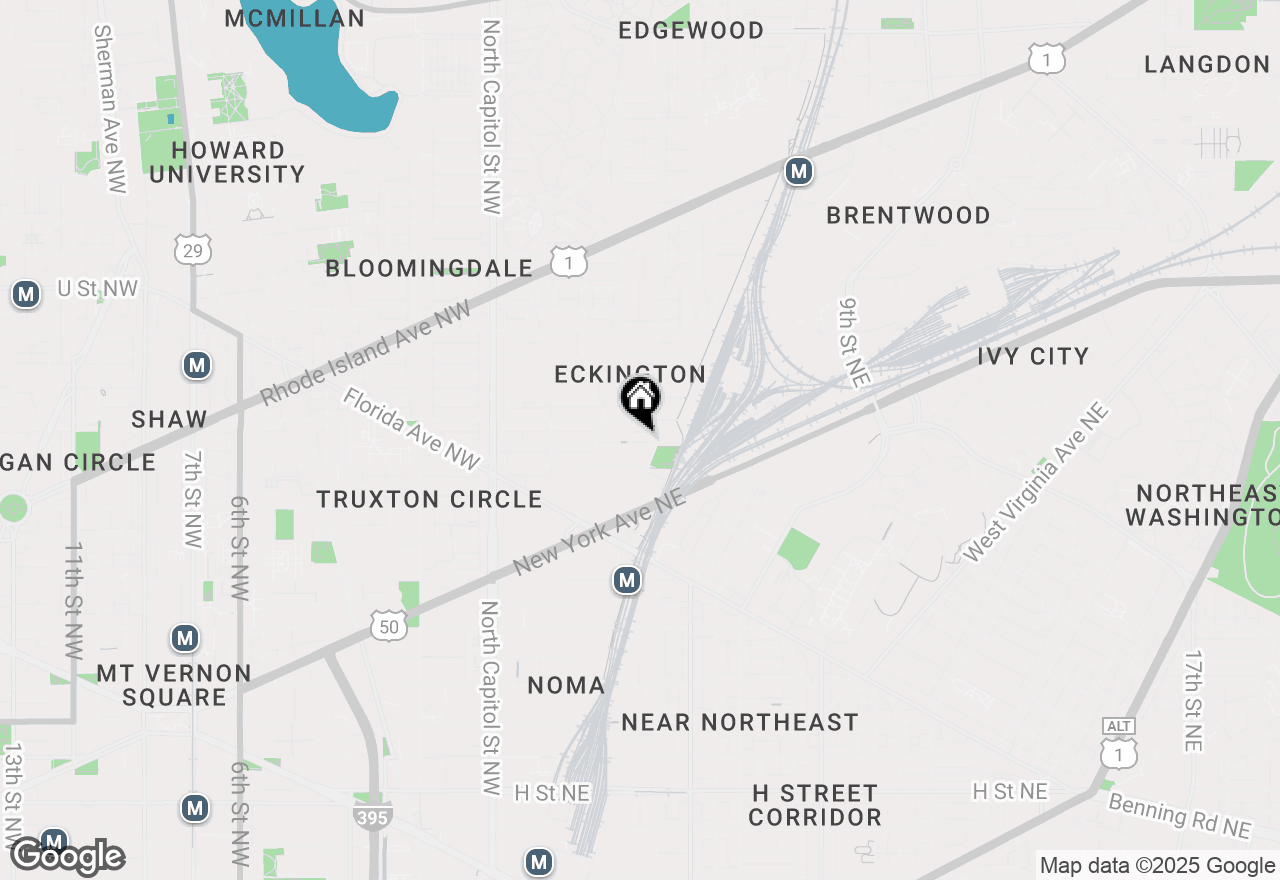 Map of 1500 Harry Thomas Way Ne #501, Washington, DC 20002