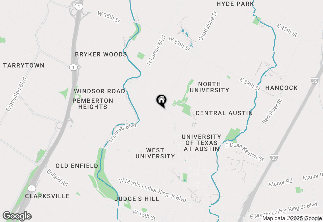 Map of 2809 Rio Grande St #A, Austin, TX 78705