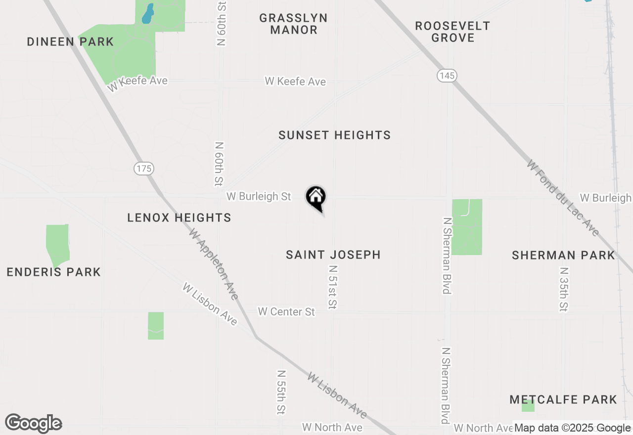 Map of 3019 N 52nd St #3021, Milwaukee, WI 53210