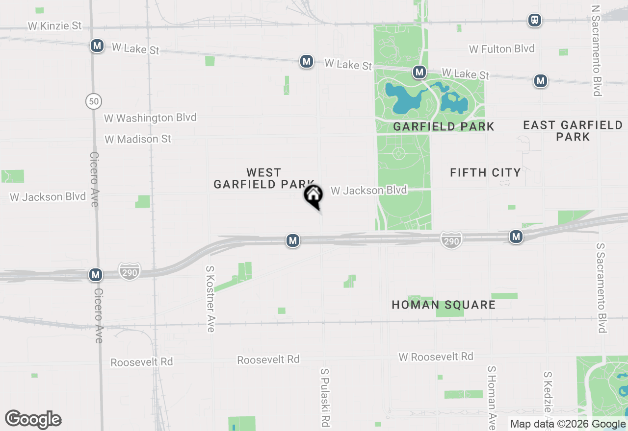 Map of 4014 W Van Buren Street, Chicago, IL 60624