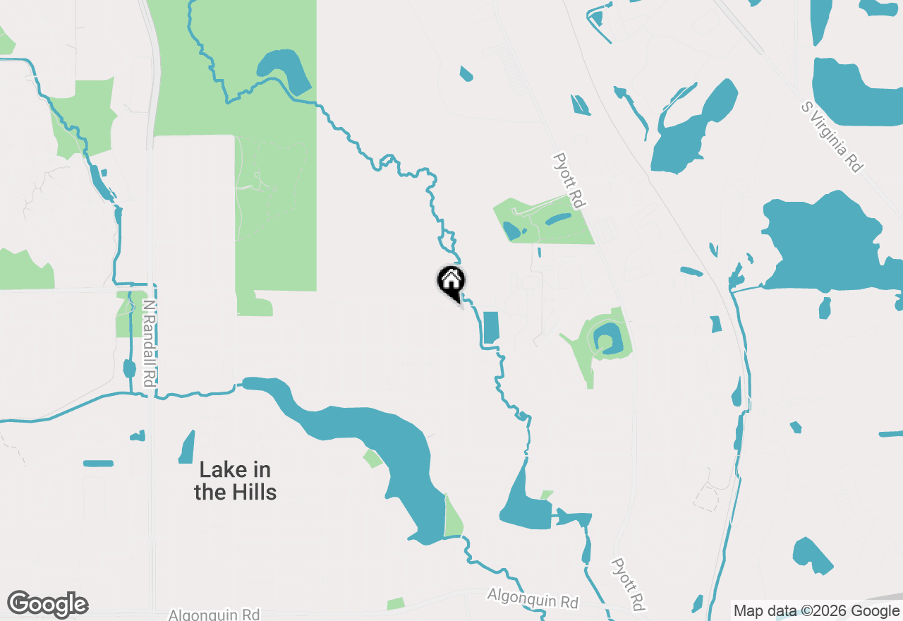 Map of 502 Plum Street, Lake In The Hills, IL 60156