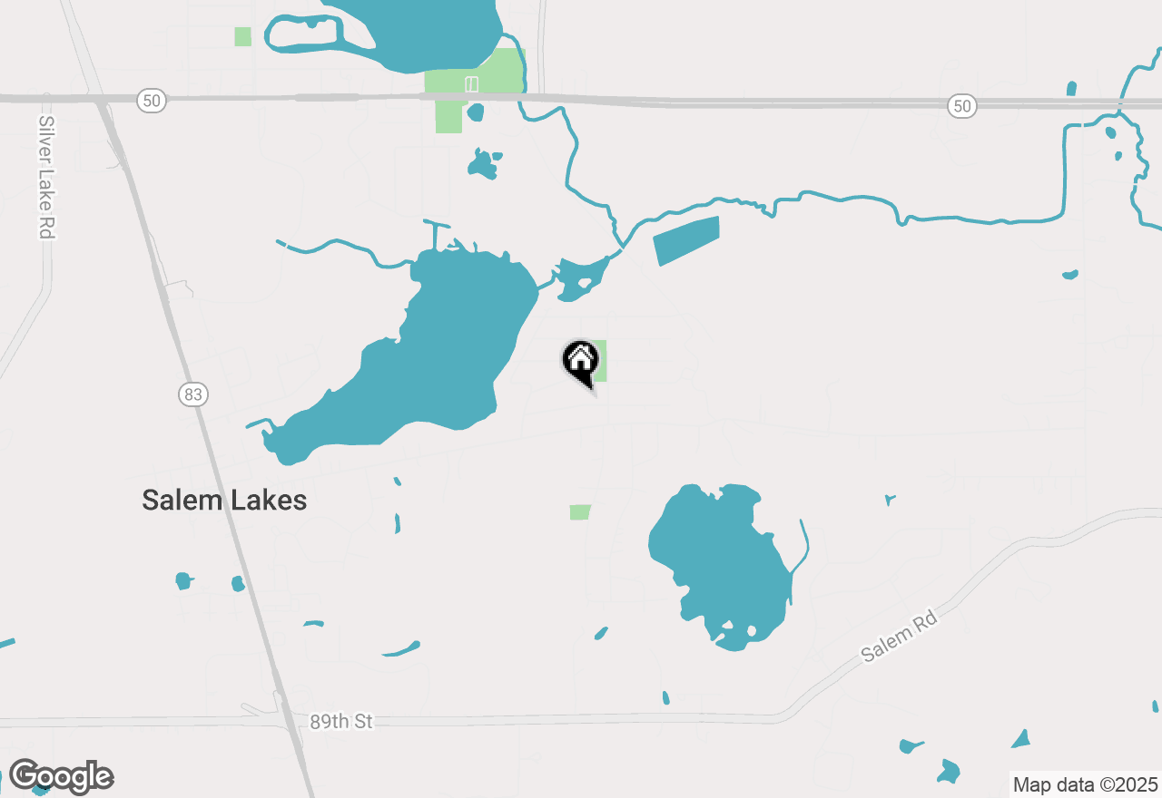 Map of 23600 82nd Pl, Salem, WI 53168