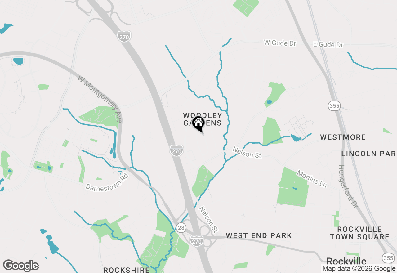 Map of 627 Crocus Drive, Rockville, MD 20850