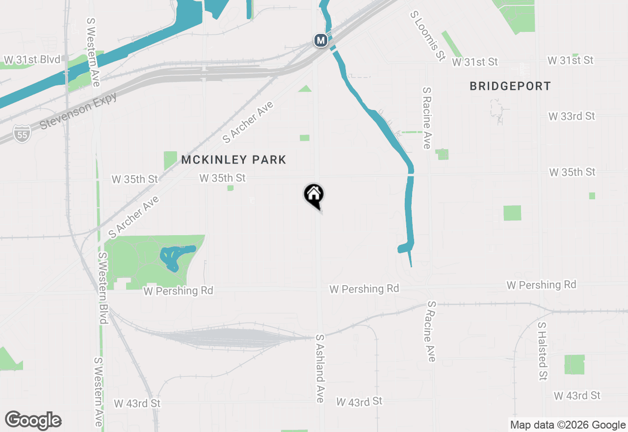 Map of 3626 S Ashland Avenue, Chicago, IL 60609