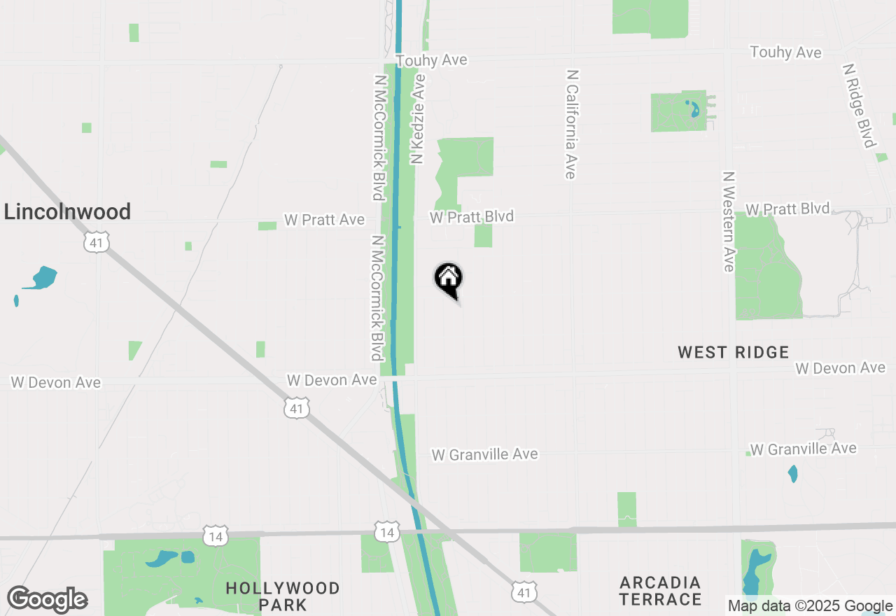 Map of 6544 N Albany Avenue, Chicago, IL 60645